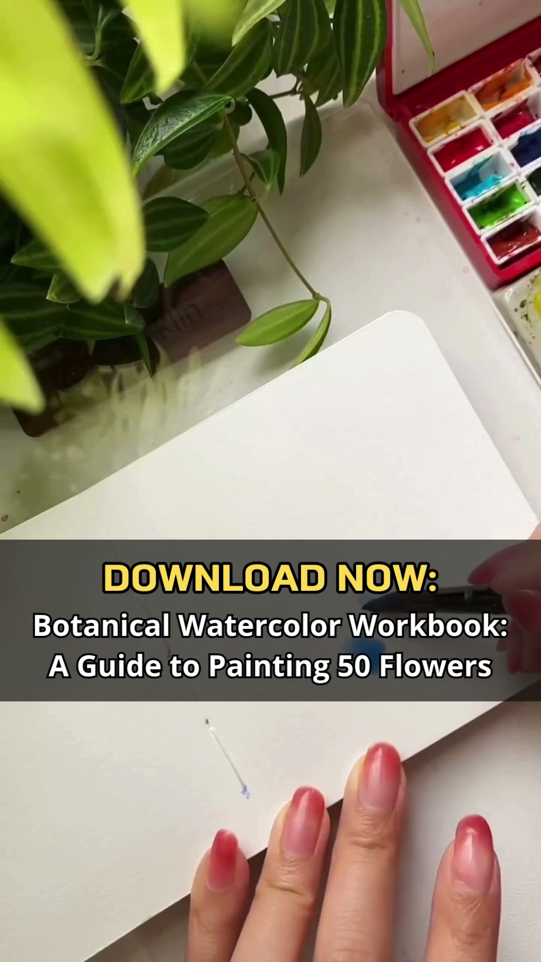 Paint Beautiful Watercolor Flowers Step by Step