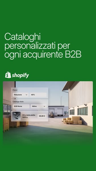 Acquisti B2B su misura per ogni cliente