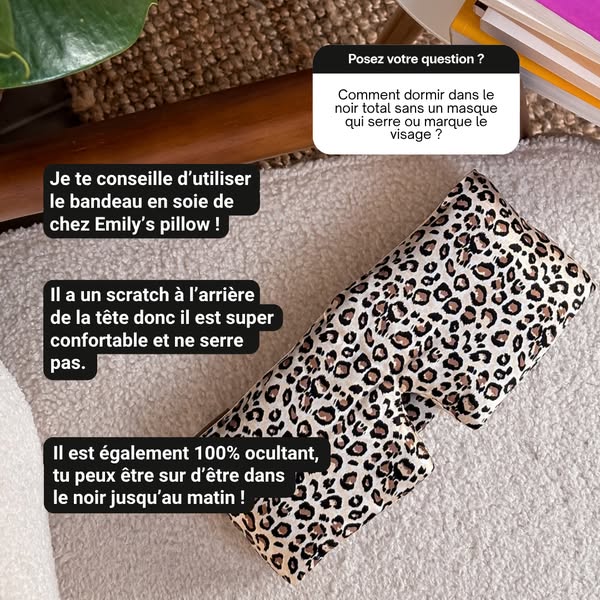 Mon avis sur le masque bandeau en soie