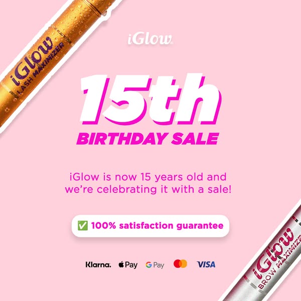 iGlow Birthday sale!