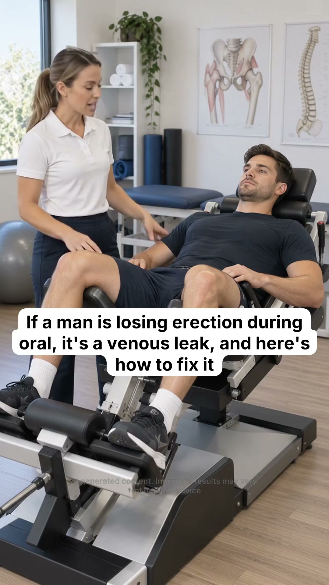 If a man is losing erection during oral, it's a venous leak, and here's how to fix it