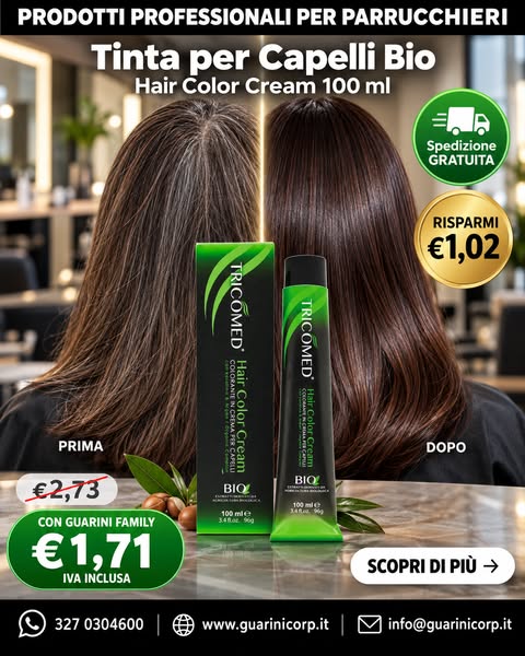 Hair Color Cream Bio — Risultato Professionale