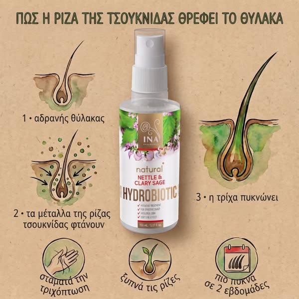 Πώς η ρίζα τσουκνίδας ξυπνά τον θύλακα