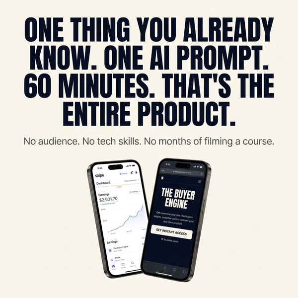Your First Digital Product Sale In 60 Minutes