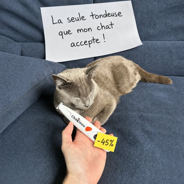 Je prends soin de mon minou