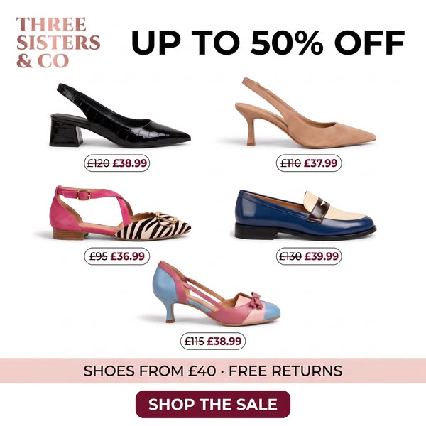 Last Days - 50% Off Women's Shoes Before the New Collection Drops