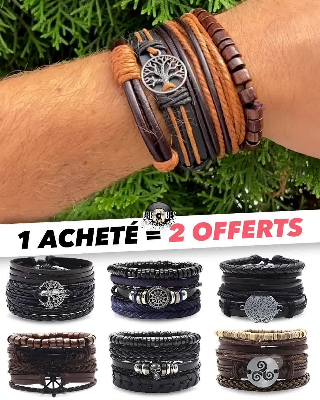 Mélange les différents bracelets (+ de 1000 combinaisons)
