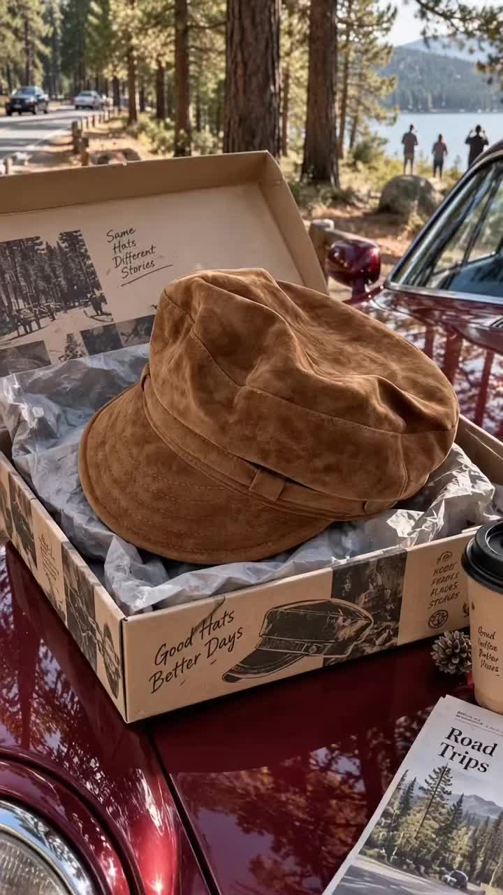 Vintage British-style beret