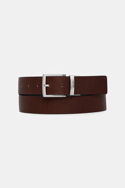 Karl Lagerfeld Reversible Leather Men's Belt | Brown Brown / 95