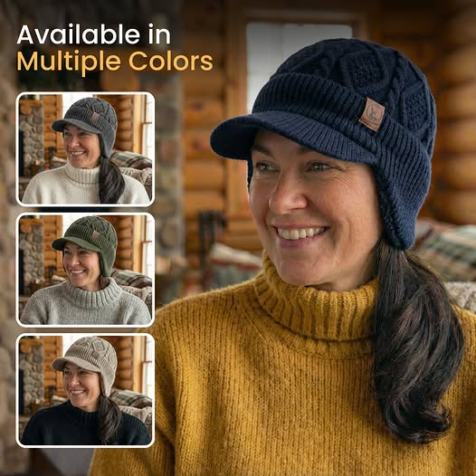 Unisex Winter Hat – Plush Fur-Lined Earflap Beanie