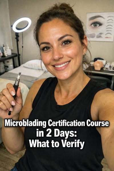 Verifications Needed for a Two-Day Microblading Certification Course