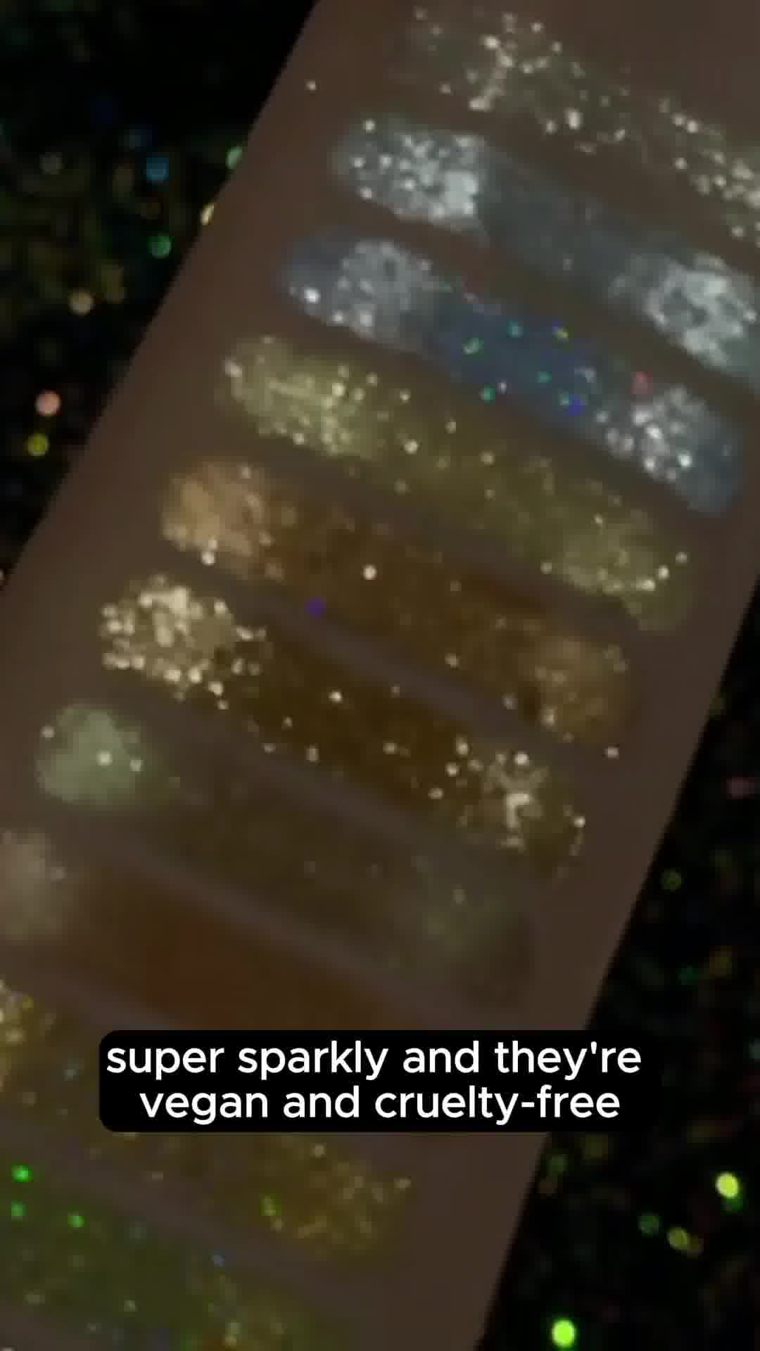 Highly Pigmented, Easy to Use Glitter Makeup