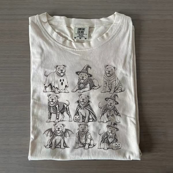 Pit Bull Halloween T-shirt