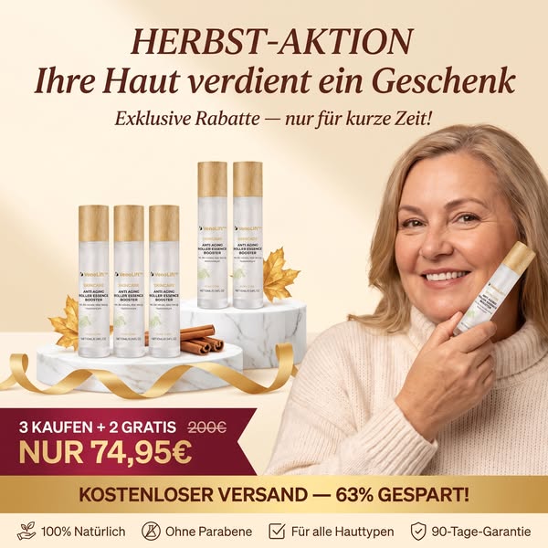 Falten weg ohne eine Spritze