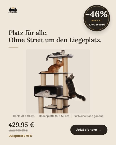 429,95 € statt 799,95 €