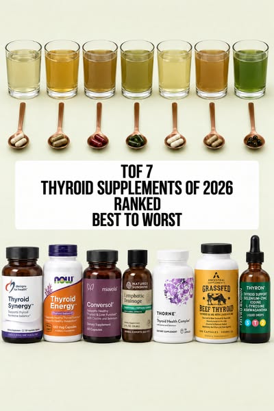 I Tested 7 Thyroid Supplements