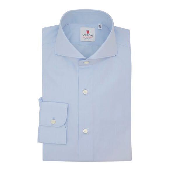 Azure Popeline Solid DJA 200 Shirt