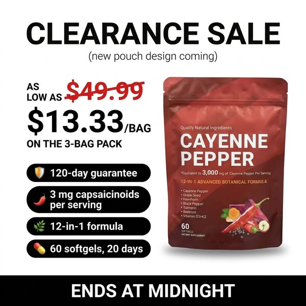 Clearance: New Pouch Coming, Old One Has To Go