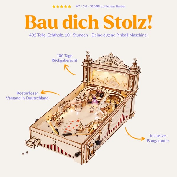 Nachdem du das gebaut hast, kannst du wirklich stolz sein.