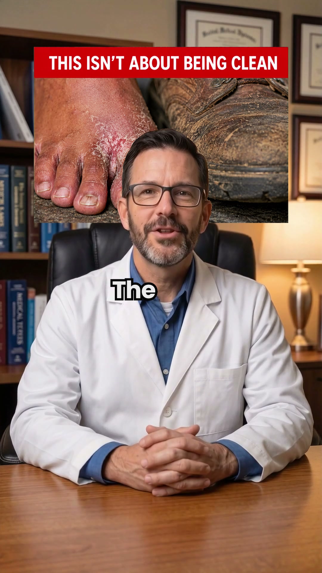 The burn between your toes is not going away on its own
