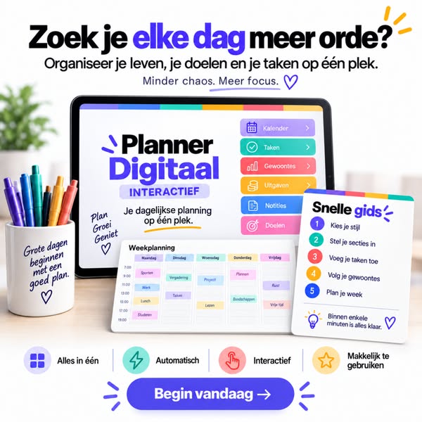 Meer overzicht. Minder chaos.