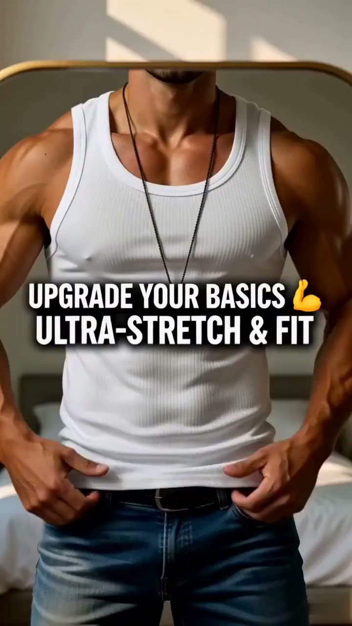 8 Ribbed Muscle Tanks For $24!