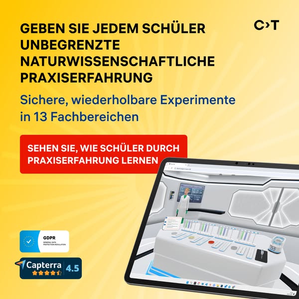Labore für Biologie, Chemie und Physik – auf jedem Gerät.
