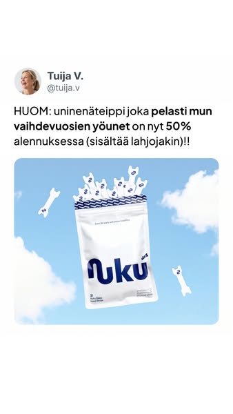 Nuku palauttavammin, herää virkeänä