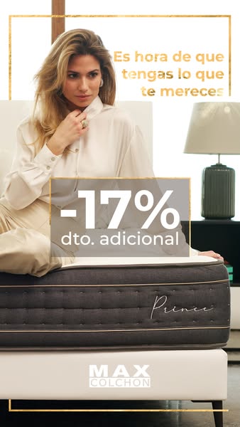17% dto. en colchones Maxcolchon®