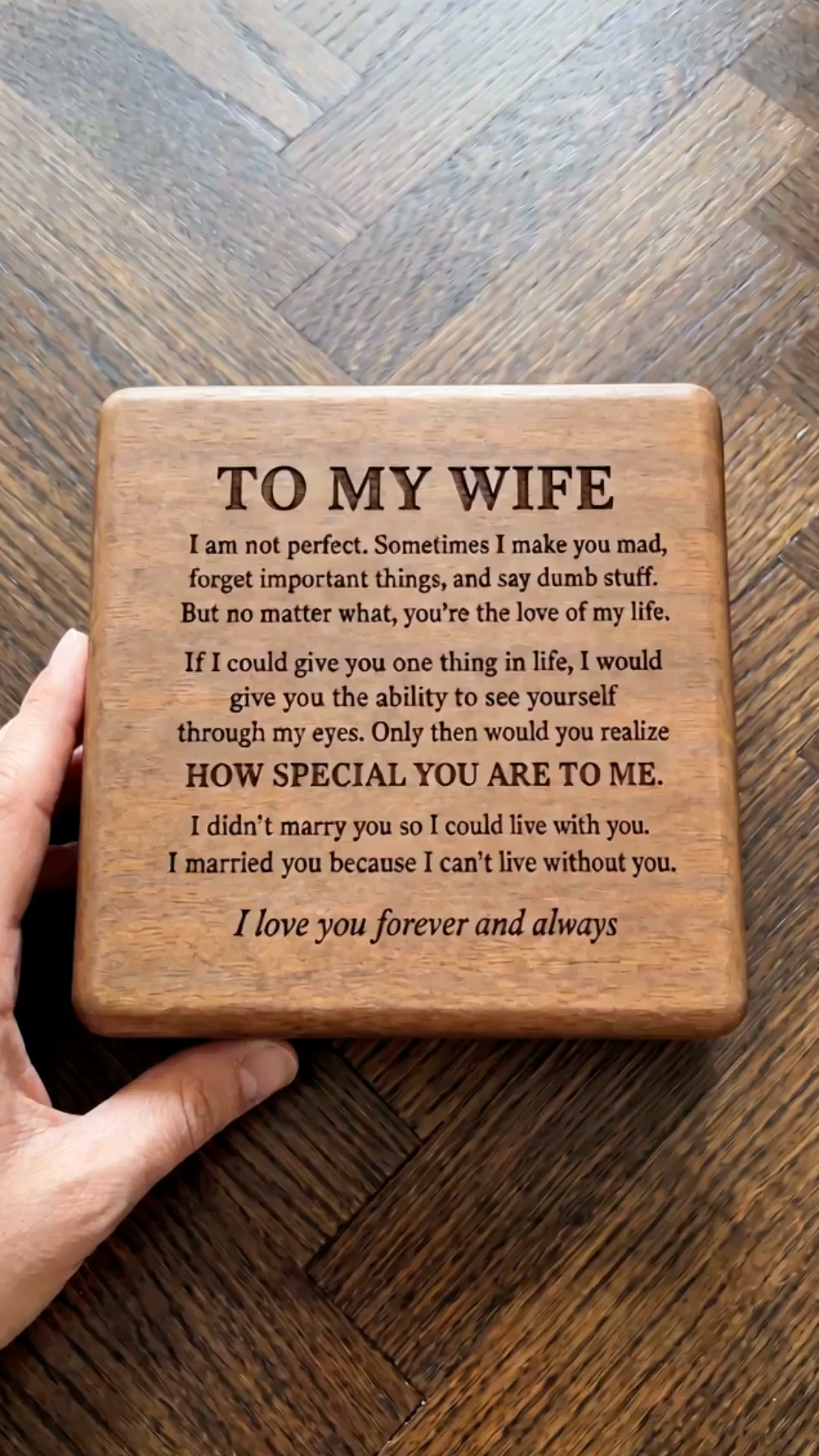 Show Her She Still Carries Your Heart
