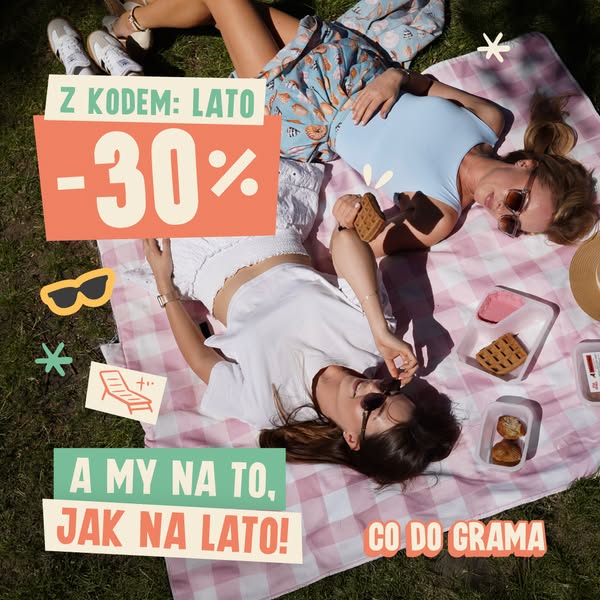 30% na WSZYSTKIE DIETY z kodem LATO