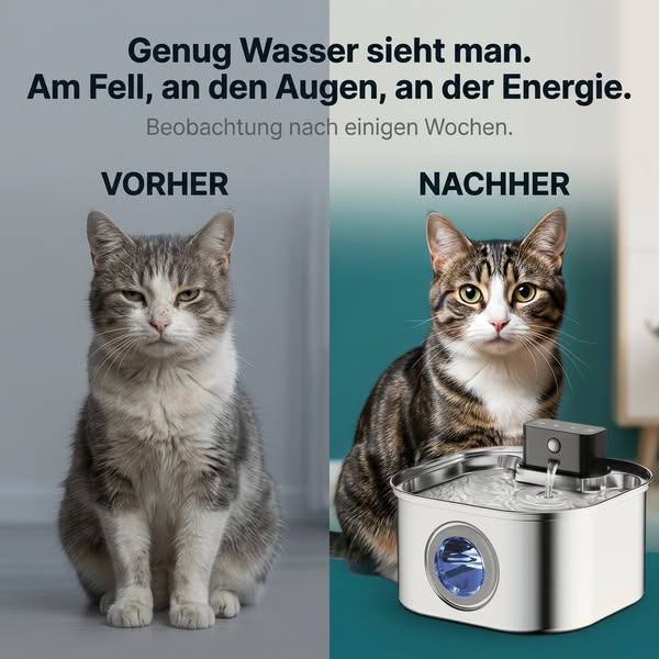 Warum Katzen jetzt mehr trinken