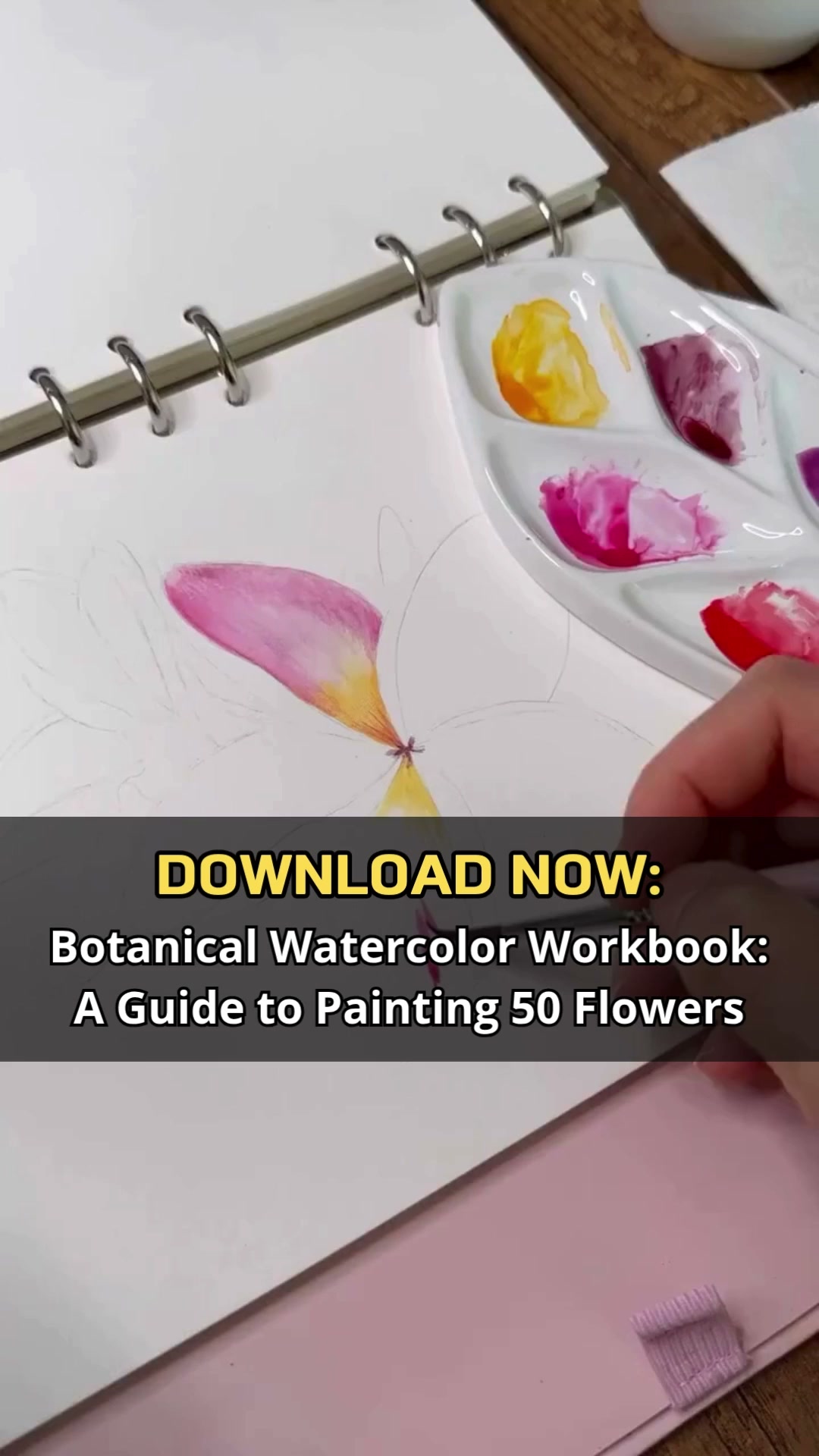 Paint Beautiful Watercolor Flowers Step by Step