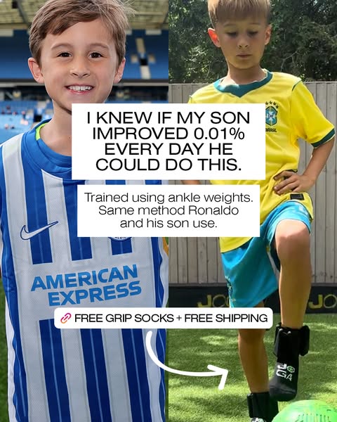 Your kid trains like Ronaldo did