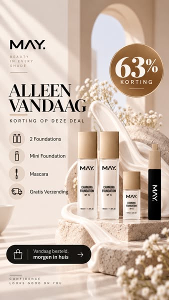 Beauty deal van september: 63% korting