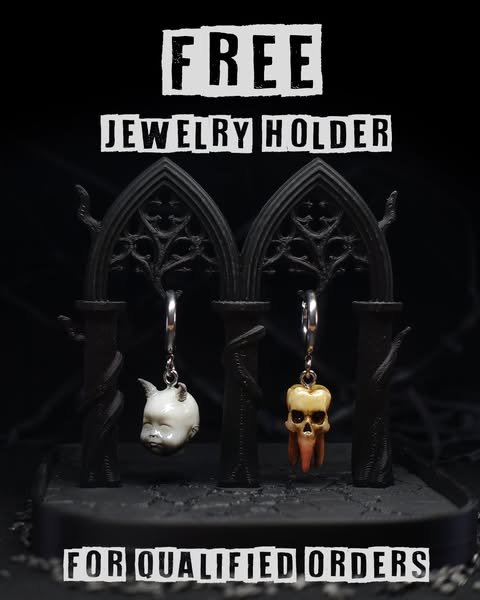 Claim Your Free Gothic Jewelry Stand