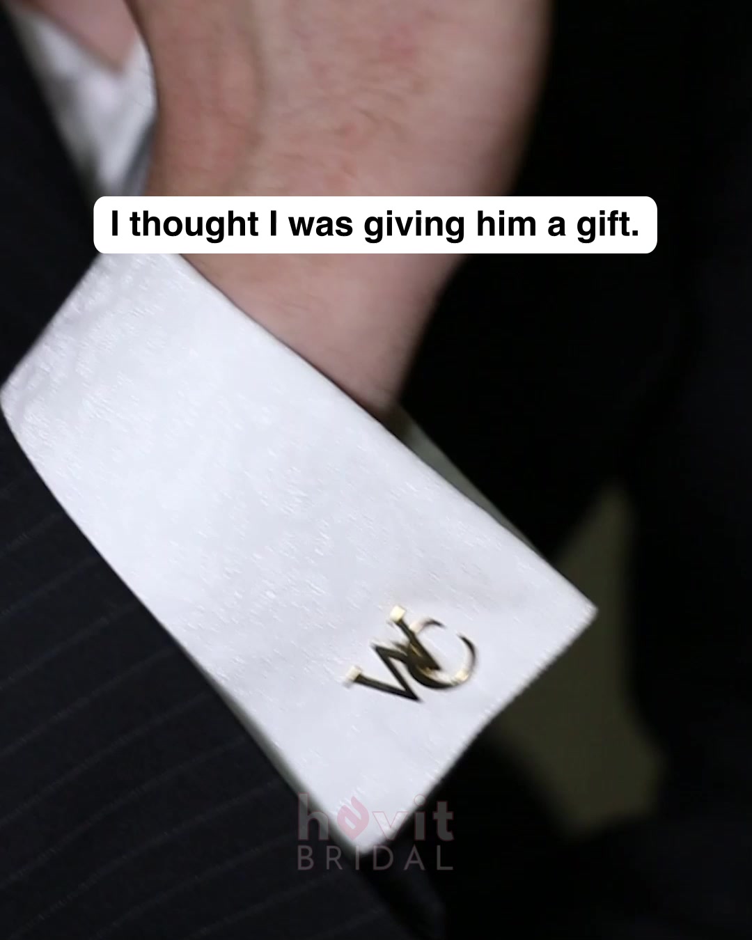 Custom-made Initial Cufflinks