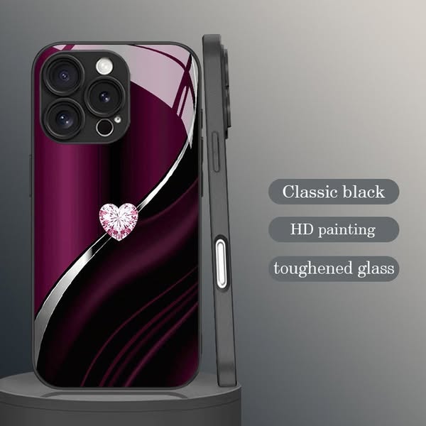 O criativo por trás: Sparkling Heart Hard Case for iPhone