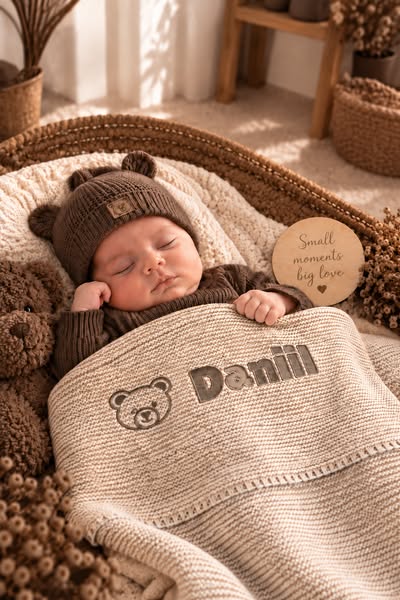 Gepersonaliseerde babydekentje