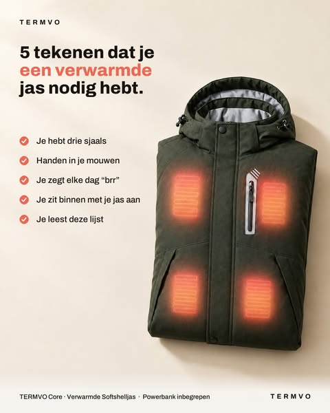 Verwarmde jassen van TERMVO