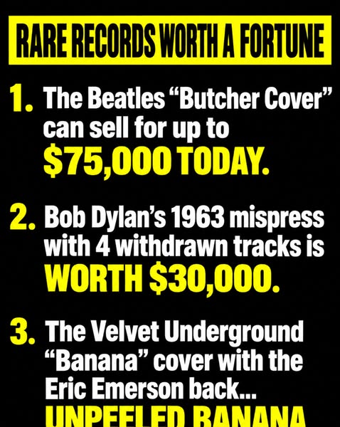 Rare Classic Rock Vinyl Worth A Small Fortune