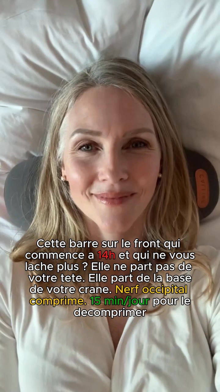 Mes douleurs au cou ont disparu en 7 jours.