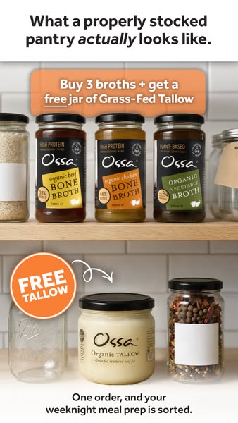 Buy 3 Broths, Get Tallow FREE‼
