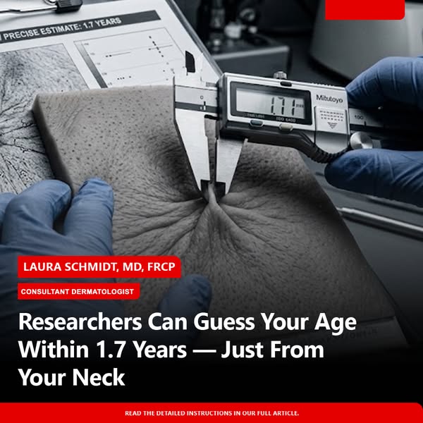 Researchers Can Guess Your Age Within 1.7 Years — Just From Your Neck