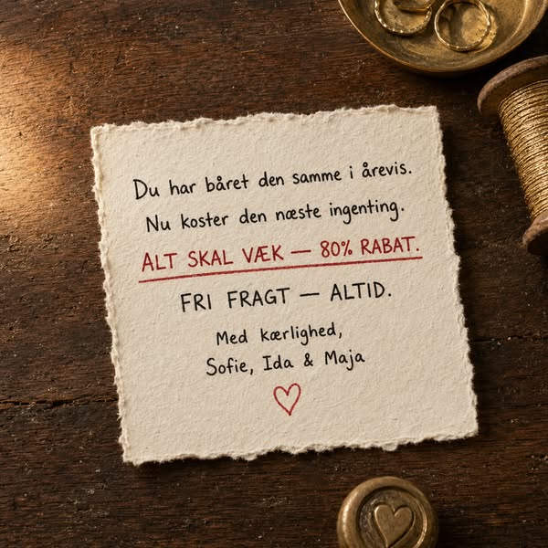 Alt skal væk — 80%.
