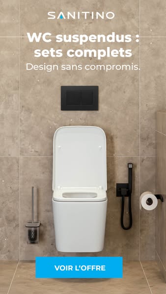 WC suspendus : sets complets