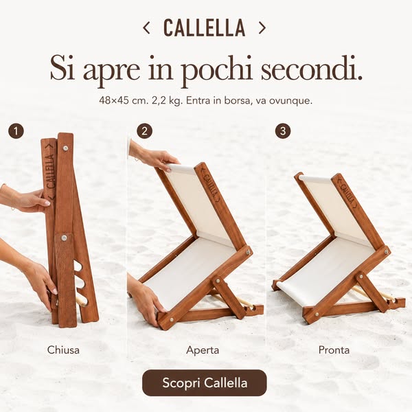 Il relax che occupa meno