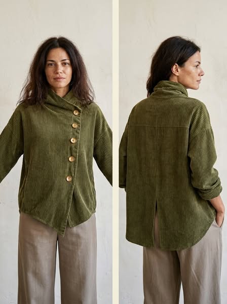 La chaqueta verde oliva que le sienta bien a cualquier figura.