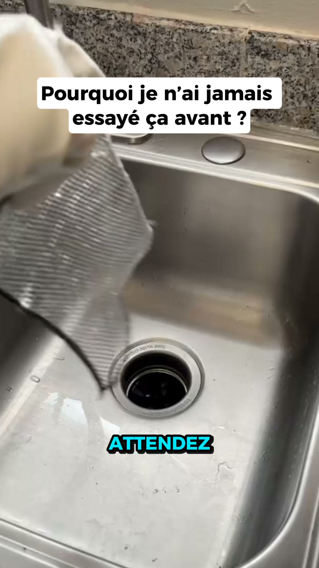 L’astuce évier que personne ne m’avait dite