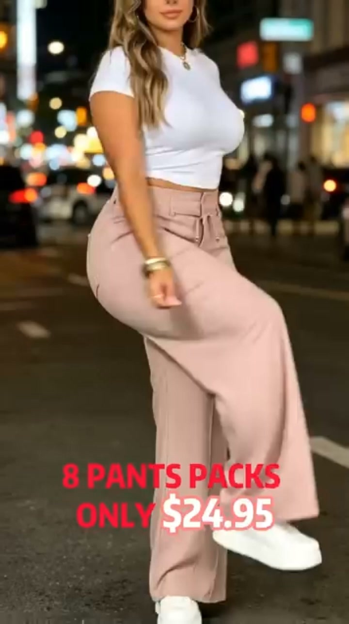 8-PACK $24.95 Wide-Leg Pants You’ll Live In